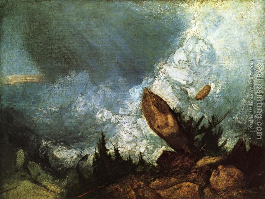 Joseph Mallord William Turner : The Fall of an Avalanche in the Grisons